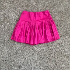 Hot pink skirt